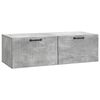 vidaXL Mueble para TV de pared Gris Hormig&oacute;n 98 x 41 x 30 cm