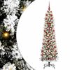 vidaXL &Aacute;rbol de Navidad artificial Blanco 180 cm PVC, Metal y Pl&aacute;stico