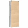 vidaXL Armario de madera ingenier&iacute;a gris Sonoma 80x42,5x225 cm