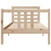 vidaXL Estructura de cama con cabecero madera maciza pino 75x190 cm