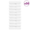 vidaXL Toallas de invitados SOLUND 50 uds blanco 30x50 cm 600 gsm