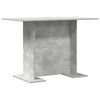 vidaXL Mesa de comedor de madera gris hormig&oacute;n 110x60x75 cm