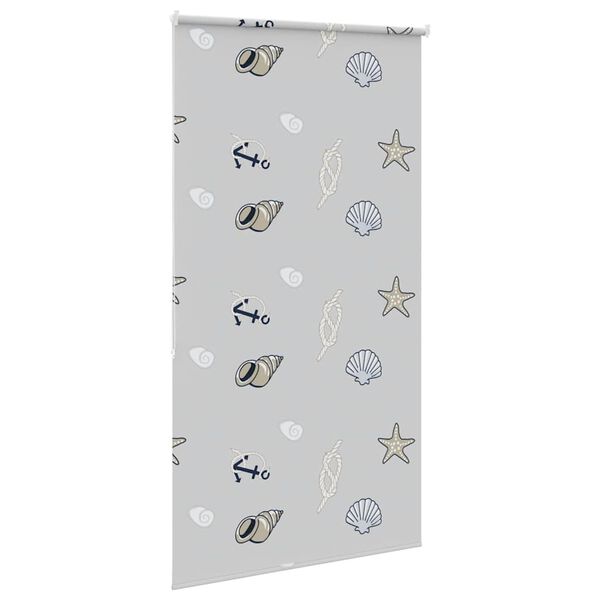 vidaXL Estor enrollable para ducha tela 120x240 cm ancho 116 cm