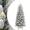 vidaXL &Aacute;rbol de Navidad artificial 210 cm PVC y Pl&aacute;stico y Acero y PE