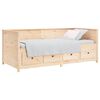 vidaXL Sof&aacute; cama sin colch&oacute;n madera maciza de pino 80x200 cm