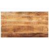 vidaXL Tablero de mesa rectangular madera mango rugosa 120x60x3,8 cm