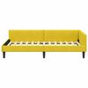 vidaXL Estructura de cama en esquina Amarillo 90 cm x 200 cm