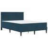 vidaXL Estructura de cama con colch&oacute;n Azul 120 x 190 cm Terciopelo