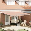 vidaXL Toldo Retr&aacute;ctil Multicolor 450 x 300 cm Poli&eacute;ster y metal