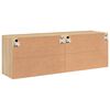 vidaXL Muebles para TV de pared 2 unidades roble Sonoma 60x30x41 cm