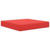 vidaXL Coj&iacute;n para sof&aacute; de exterior Rojo 60 x 60 x 8 cm Poli&eacute;ster