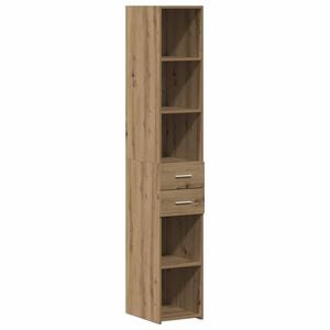 vidaXL Estanter&iacute;a Roble artisan 30 x 42.4 x 185.2 cm