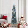 vidaXL &Aacute;rbol de Navidad artificial Verde 180 cm PVC, Pl&aacute;stico y Acero