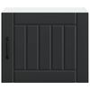 vidaXL Mueble de Cocina Lucca 2 pcs Negro 50 x 31 x 40 cm