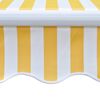 vidaXL Toldo plegable de 300 cm amarillo y blanco