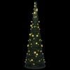 vidaXL &Aacute;rbol de Navidad emergente preiluminado con luces verde 150 cm