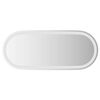 vidaXL Espejo de ba&ntilde;o LED Transparente 90 x 40 cm vidrio templado
