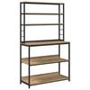 vidaXL Estante de cocina 5 niveles 100 x 40 x 168 cm Roble artisan