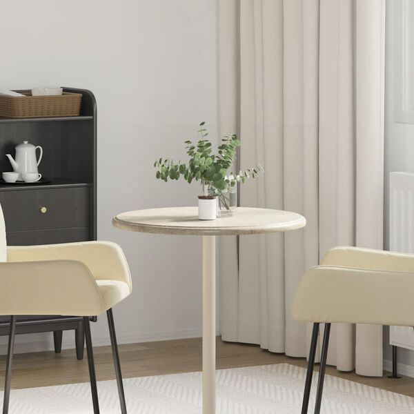 vidaXL Tablero para mesa m&aacute;rmol gris &Oslash;60x2,5 cm