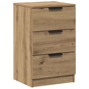 vidaXL Mesita de noche madera de ingenier&iacute;a roble artisan 40x36x65 cm