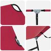 vidaXL Tumbona plegable 1-persona Rojo 56 x 189 x 87cm tela