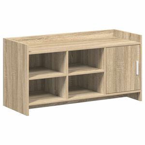vidaXL Armario Zapatero con puerta Roble Sonoma 100 x 39,5 x 51 cm
