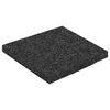 vidaXL Patio de gr&aacute;nulo de goma Negro 9 x 9 x 0,6 cm Goma
