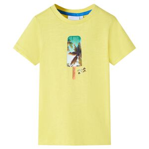 Camiseta infantil amarillo 116