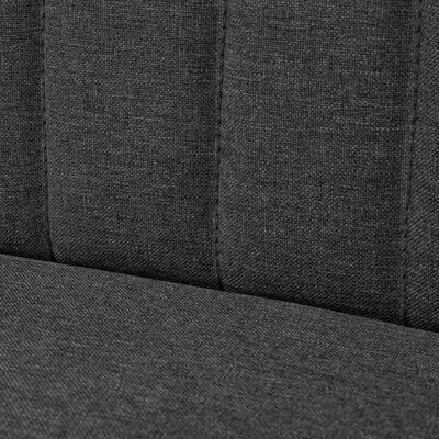 vidaXL Sofá de tela gris oscuro 117x55,5x77 cm