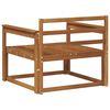 vidaXL Sof&aacute; intermedio de exterior Madera de Acacia S&oacute;lida Natural