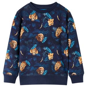 Sudadera infantil azul marino 92