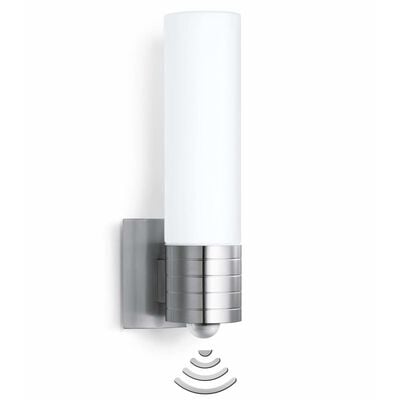 Steinel Lámpara de exterior con sensor L 260 LED plateado
