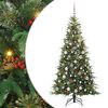 vidaXL &Aacute;rbol de Navidad artificial con ramas articuladas Verde 180 cm