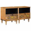 vidaXL Armario de Noche con caj&oacute;n 2 pcs Natural 40 x 33 x 46 cm