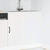 vidaXL Mueble bajo de cocina Lucca madera contrachapada blanca