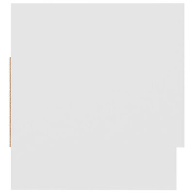 vidaXL Armario de madera contrachapada blanco 70x32,5x35 cm