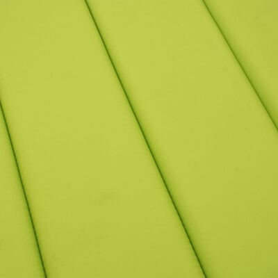vidaXL Cojín de tumbona de tela Oxford verde claro 200x50x3 cm