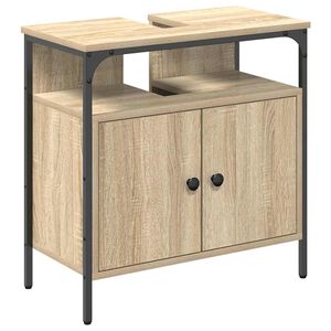 vidaXL Gabinete de Ba&ntilde;o Beige 60 x 30 x 60 cm Madera contrachapada