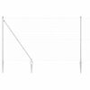 vidaXL Valla de alambre soldado con picos 10 x 1,6 m (A x H)