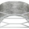 vidaXL Jardinera arriate acero galvanizado plata 322x100x68 cm