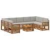vidaXL Juegos de sof&aacute;s Madera de Acacia S&oacute;lida