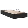 vidaXL Cama con almacenamiento Negro 90 x 190 cm Terciopelo