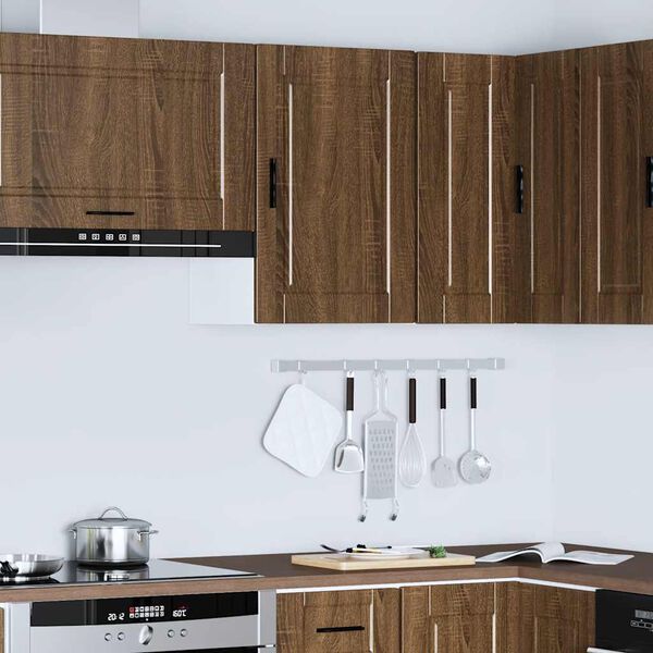 vidaXL Armario de pared cocina&nbsp;Porto madera ingenier&iacute;a roble marr&oacute;n