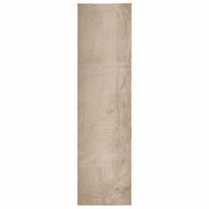 vidaXL Alfombra suave y lavable de pelo medio HUARTE Arena 80 x 400 cm