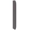 vidaXL Oreja de cabecero Gris 80 x 16 x 4 cm PVC