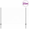 vidaXL Valla con Poste Gris 1,6 x 25 m Acero y PVC
