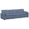 vidaXL Sof&aacute; modular con cojines azul