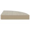 vidaXL Estante de esquina de pared MDF roble y marr&oacute;n 25x25x3,8 cm