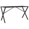vidaXL Patas de mesa de comedor estructura X acero 140x60x73 cm