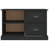 vidaXL Mueble para TV madera contrachapada negro 73x35,5x47,5 cm